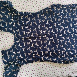 Navy Blue Kurta XL