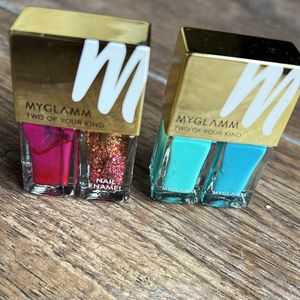 Myglamm Set of 2 Duo Nailpolish