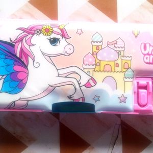 UNICORN 🦄 - Kids Magnetic Pencil Box With Light