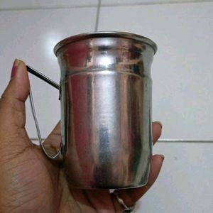 Combo Of 5 Old Stainless Steel Cup Set