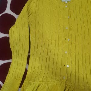 New Cherry crumble yellow sweater 💛 girls Kids