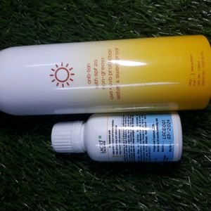 Face Serum & Sun Screen Spray