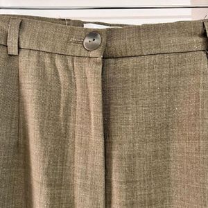 Imported Textured Olive Pants