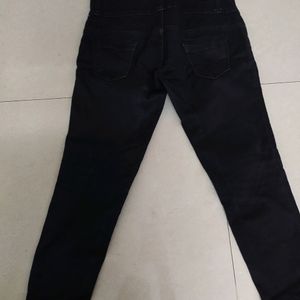 High Waist Black Jeans