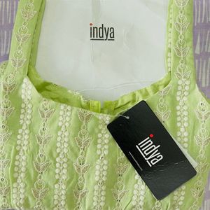 Short Green Kurti