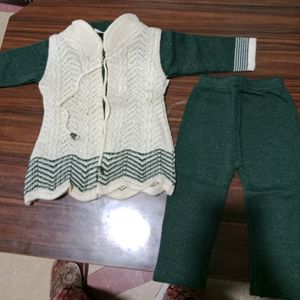 Girls Woolen Dress