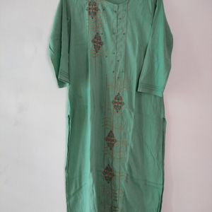 Green Kurta For Women