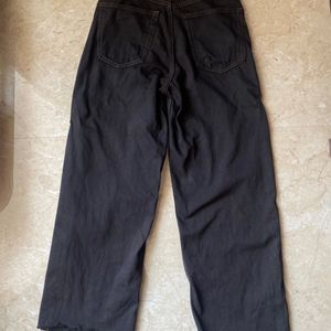 Vintage 1990s Y2K LA Black denim Jeans high Waist