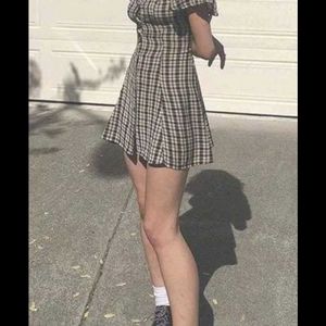 Made In France Checked Dress