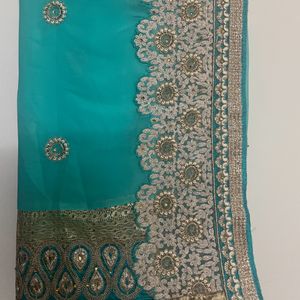 Heavy Border Saree