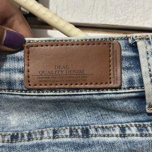 Blue Distress Deal Jeans