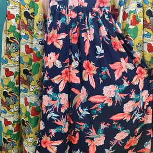 🤗❗Price Drop❗Long🌸 Flower Print Gown