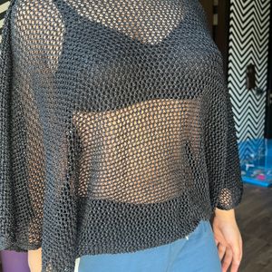 Stylish Zara Top Free Size/Beach Wear