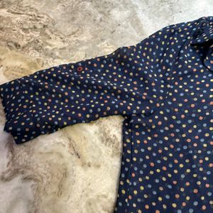 Net Dotted Shirt