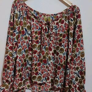 Multi Color Printed Top For Girl Or Women