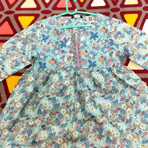 Floral Short Kurti