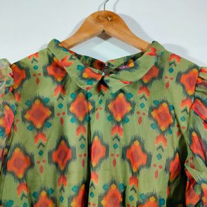 Multi Colour Printed Top XL (Women's)