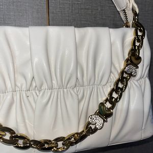 White Premium Quality International Sling Bag