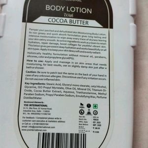 Body Lotion Cocoa Butter Natural