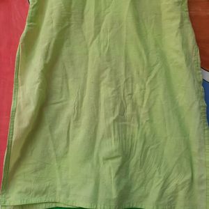 Green Chikankari Kurti