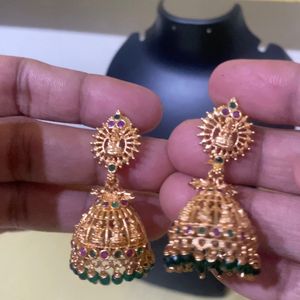 One Gram Gold Earrings.micro Polish.very Reasonable Price .1 Year Warranty