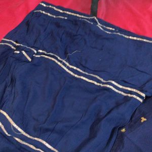 Dark Blue Sharara Kurta Set