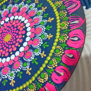 Pink Mandala Painting