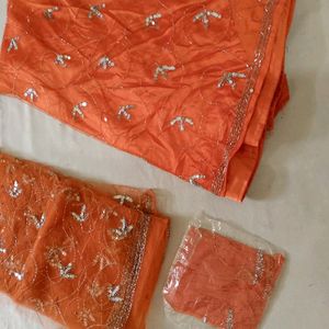 Unstiched Lahenga Choli And Dupatta