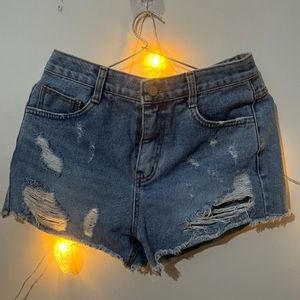 Denim Mini Shorts