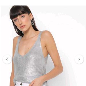 Shimmery Sleevesless Top