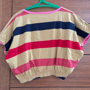 Multicolor Boxy Top