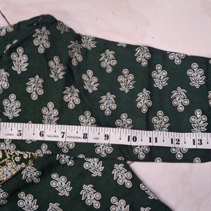 Dark Green Kurta And Pant