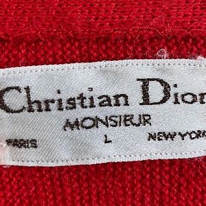 Auth Christian Dior Monsieur Vintage Cardigan