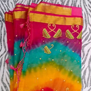 Beautiful Multi Colour Saree