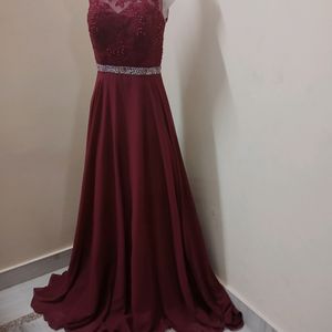 Maroon Gown