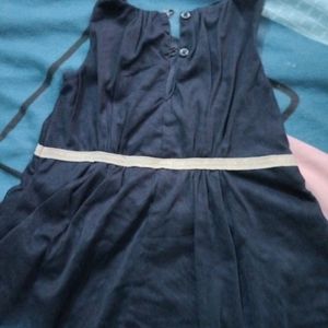 Navy Blue Soft Frock