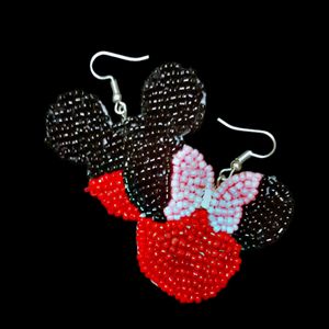 The Mickey N Minnie Mouse Earrings 😍