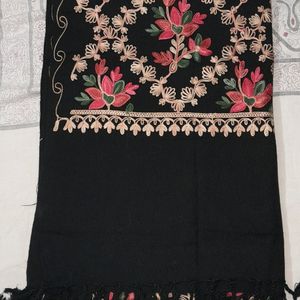 Kashmiri Aari Embroidered Wool Stole