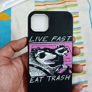 iPhone 13 Raccoon Black Case