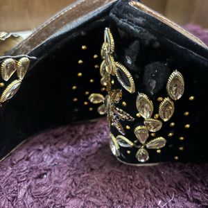 Golden Beads Wedges (check Description For Info)