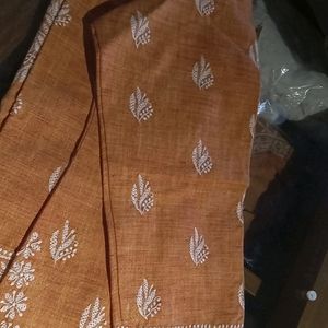 Khadi Winter Chikankari Kurti