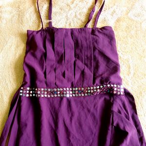 Purple Cute Dress