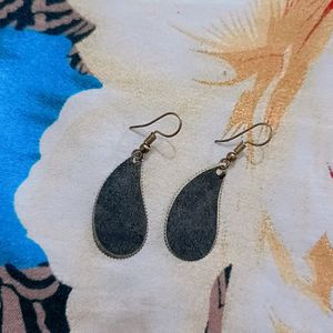 For Rose Dress Western Black Earrings ✨