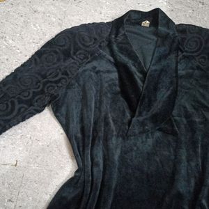 Velvet Bodycon Modest Dress