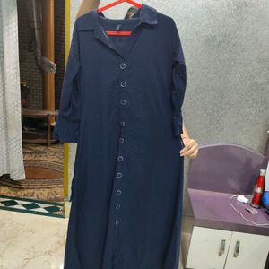 Navy Blue Colour Dress