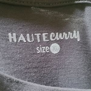 Haute Curry Grey Crop Top Size XL