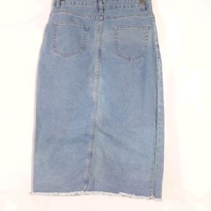 Blue Casual Skirt (Women's)