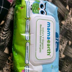 Mamaearth Wet Wipes 72 Piece No Coins