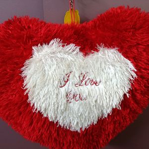 Red Heart Shape Pillow