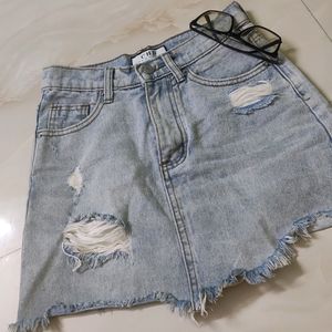 Denim Skirt.